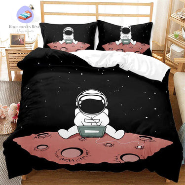 Housse de Couette Astronaute Astéroïde